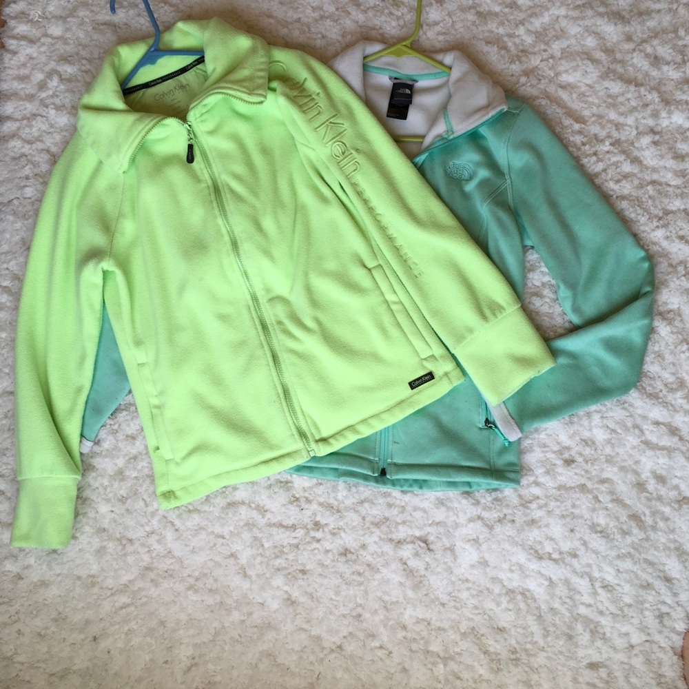 North Face and Calvin Klein jackets